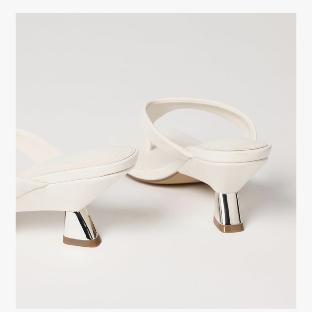 The Drop Women's Dakota Thong Scupted Heel Sandal #916, 919, - Picture 10 of 13